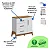 Jogo de Quarto de Bebe Guarda Roupa Berco e Comoda Peroba Gutti Branco com Menzo  100% MDF - Imagem 7