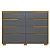 Comoda Moval geogea 8 gavetas - Imagem 4