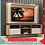 Conjunto Rack+Painel Valdemoveis Mariana 180 de largura tv ate 60 - Imagem 1