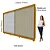 Roupeiro Gelius Apolo 100 % MDF 2 Portas com Espelho e Pes - Imagem 3