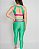 Conjunto Gisele - Calça Bicolor c/ bolso e Topper d/ Costas - Imagem 4