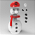 BONECO MARIO DE NEVE PARA MONTAR! - Imagem 1