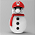 BONECO MARIO DE NEVE PARA MONTAR! - Imagem 2