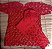 Conjunto Masculino bordado vermelho 3 peças - Imagem 1