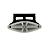 Lanterna Lateral LED com Guia de Luz Superior Cristal - 2056 4 CR - Imagem 1