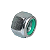 Porca Autotravante B Parlock M24 x 2,0 Classe 8 MB Galvanizada - 0308650409 - Imagem 3