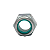 Porca Autotravante B Parlock M24 x 2,0 Classe 8 MB Galvanizada - 0308650409 - Imagem 2