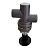 Válvula Push Pull Travamento Preto M16 x 1,5 mm PP04-A IMP DIR – 1139 - Imagem 1