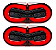 CJ CARENAGEM TRASEIRA WINGS C/ LANT GEMINI SUP/ PLACA 12/24V - Imagem 3