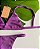 Biquini Lurex Roxo Plum Texturizado - Top Fixo - Imagem 2