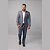 Terno/Costume Slim Fit Fio Indiano- Grafite - Imagem 2