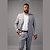 Terno/Costume Slim Fit Gabardine - Cinza - Imagem 2