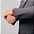 Terno/Costume Slim Fit Microfibra - Preto Com Marca D'água - Imagem 4
