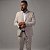 Terno/Costume Slim Fit Gabardine - Bege - Imagem 1