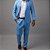 Terno/Costume Gabardine - Azul Celeste - Imagem 4