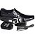 Sapato Social Rafarillo Kit 4 em 1 34064-100T Preto-Preto - Imagem 1