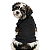Roupa Pet Camiseta Cachorro PP ao EXG - Pretinha Básica - Imagem 1