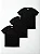 Kit 3 Camisetas Toque Macio - Pretas - Imagem 1