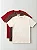 Kit 3 Camisetas Toque Macio - Terra, Vermelho e Off White - Imagem 1