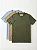 Kit 3 Camisetas Toque Macio - Militar, Areia e Azul Bebê - Imagem 1