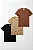 Kit 3 Camisetas Magun Toque Macio - Marrom, Areia e Preto - Imagem 1