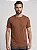 Kit 3 Camisetas Toque Macio - Marrom, Areia e Preto - Imagem 8