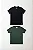 Kit 2 Camisetas Algodão Premium Sem Transparência Verde e Preta - Imagem 1