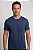 Camiseta Algodão Básica Toque Macio - Azul Marinho - Imagem 3