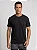 Camiseta Algodão Básica Toque Macio - Preta - Imagem 3