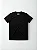 Camiseta Algodão Básica Toque Macio - Preta - Imagem 4