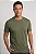 Camiseta Algodão Básica Toque Macio - Verde Militar - Imagem 3