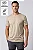 Camiseta Algodão Premium Sem Transparência - Bege - Imagem 1