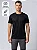 Camiseta Algodão Premium Sem Transparência - Preta - Imagem 1