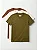Kit 3 Camisetas Toque Macio - Off White, Marrom e Verde Musgo - Imagem 1