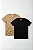 Kit 2 Camisetas Algodão Toque Macio - Bege e Preta - Imagem 2