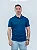 Camisa Polo Algodão Premium Tecido Firme e Macio Azul Marinho - Imagem 2