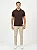 Camisa Polo Piquet Conforto Total Marrom - Imagem 1
