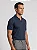 Camisa Polo Masculina Sem Botão Texturizada Azul Marinho - Imagem 5