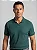 Camisa Polo Masculina Sem Botão Texturizada Verde - Imagem 1
