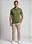 Camisa Polo Masculina Algodão Minimal Verde - Imagem 4