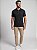 Camisa Polo Masculina Algodão Minimal Preta - Imagem 4