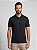 Camisa Polo Masculina Algodão Minimal Preta - Imagem 3