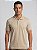 Camisa Polo Masculina Algodão Minimal Areia - Imagem 3