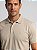 Camisa Polo Masculina Algodão Minimal Areia - Imagem 1