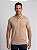 Camisa Polo Masculina Algodão Minimal Creme - Imagem 3