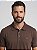 Camisa Polo Masculina Algodão Minimal Marrom - Imagem 1