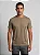 Camiseta Masculina Algodão Pima Ultra Macia Caqui - Imagem 1