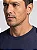 Camiseta Masculina Algodão Pima Ultra Macia Azul Marinho - Imagem 5
