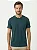 Camiseta Masculina Algodão Pima Ultra Macia Petróleo - Imagem 1