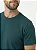 Camiseta Masculina Algodão Pima Ultra Macia Petróleo - Imagem 4